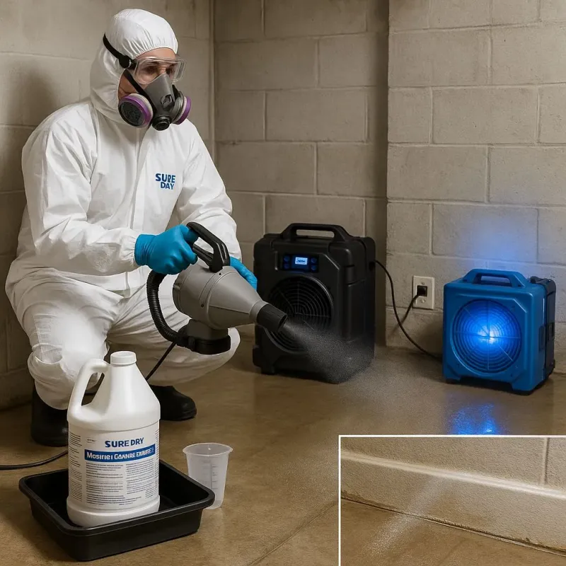 Sanitization and Odor Removal process in West Milford, NJ