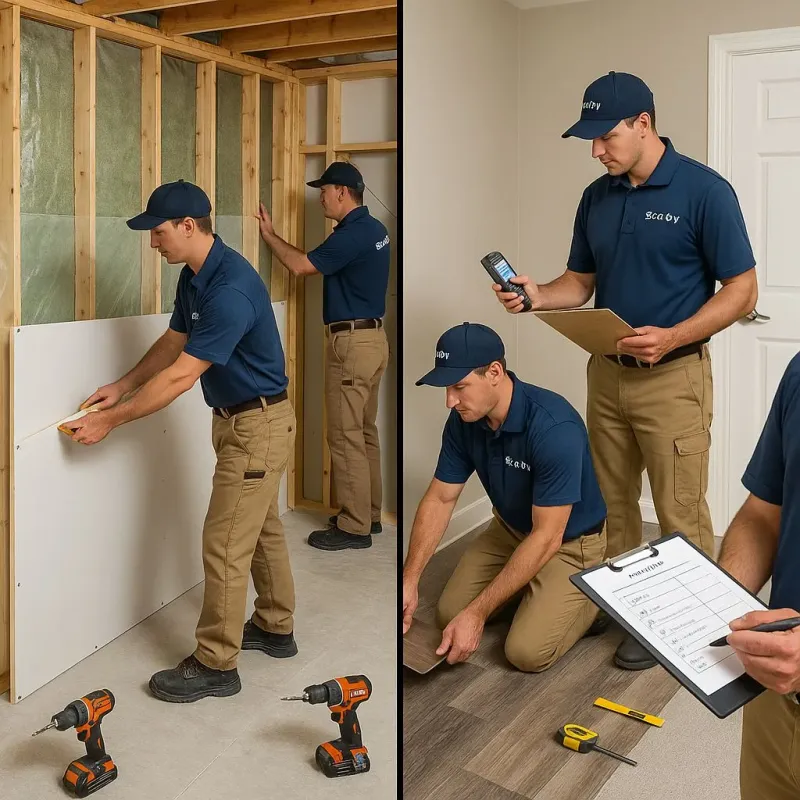 Repairs and Reconstruction process in West Milford, NJ