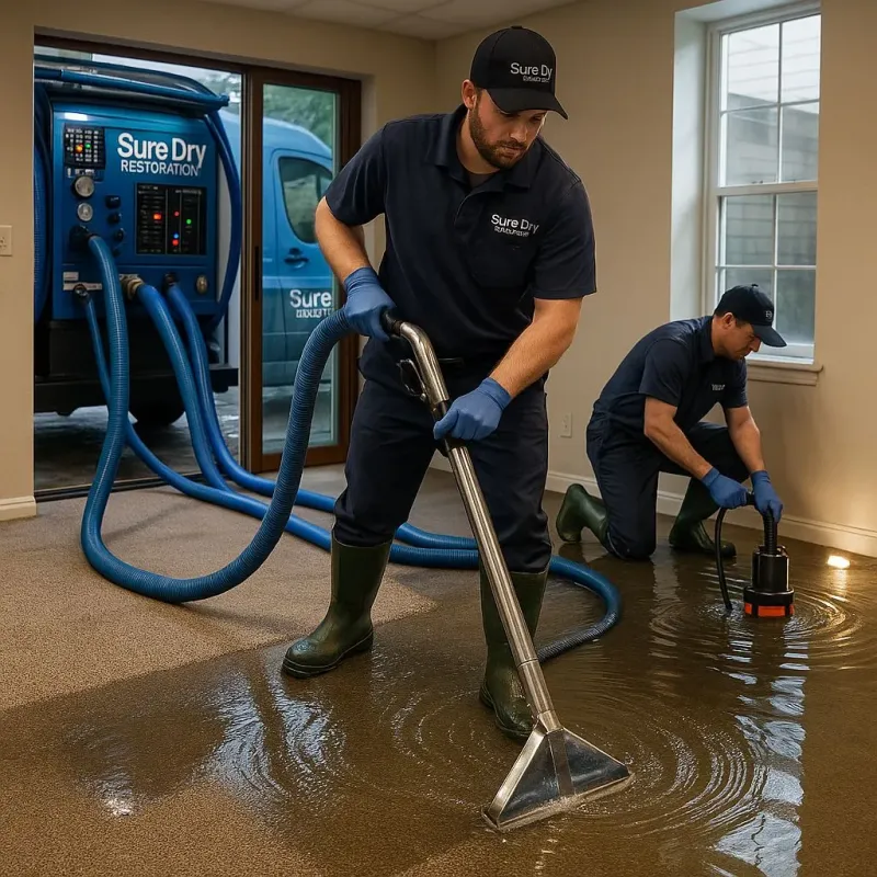 Water Extraction and Removal process in West Milford, NJ
